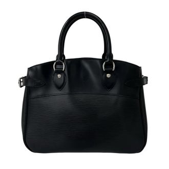 Louis Vuitton Black Leather Handbag Tote Bag (Pre-Owned)