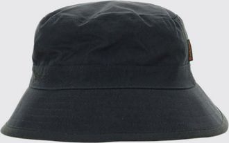 Barbour Cappello da pescatore bucket in cotone con logo ricamato