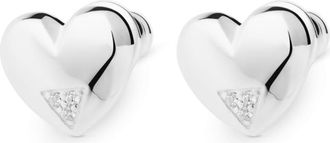 Toolally Art Deco Hearts Studs in Sterling Silver at Nordstrom