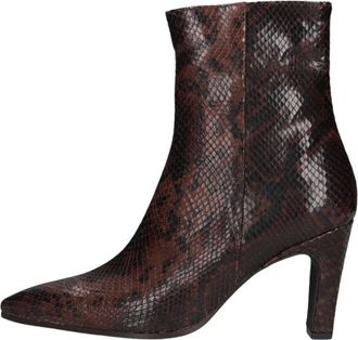 Notre-V 72539 Enkellaarsjes - Dames - Laarzen met Hak - Bruin - 36 EU - Schoenen