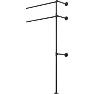 Woltu Perchero De Pared, Uso Combinado, Para Apartamento, Dormitorio, Estudio Y Tienda De Ropa, Negro - Woltu