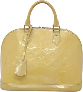 Louis Vuitton Pre-owned Handbags, female, Yellow, Size: ONE SIZE Pre-owned Alma handbag