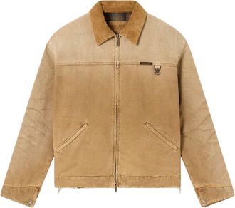Golden Goose Beige/Blue Reversible Journey Nylon Jacket