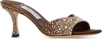 Jimmy Choo London Womens Skye Mule Bronze Sandal