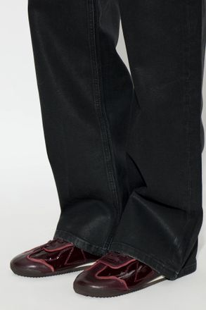 AllSaints Kenny Skive Sneakers, Womens, Burgundy