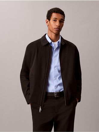 Calvin Klein Mens Matte Full Zip Jacket - Black - 2XL