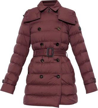 Burberry Chaqueta Audley Acolchada - Coats - Mujer - P&uacute;rpura - M