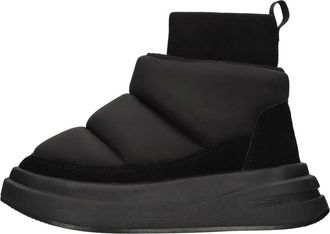 Ash Ash, Schoenen, Dames, Zwart, 39 EU, Leer, Technische Enkelboots van Stof