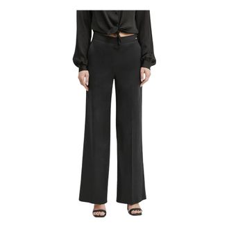 Guess Broeken, Dames, Zwart, S, Linnen, Isabeau Wijde Broek