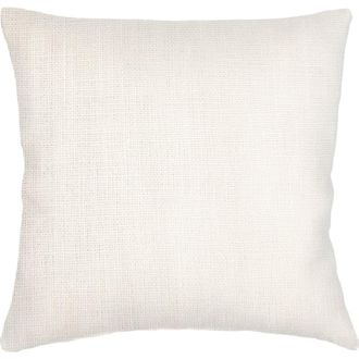 Anaya with Love So Soft Linen Euro Pillow with Down Alternative Insert in Natural White at Nordstrom, Size 26X26