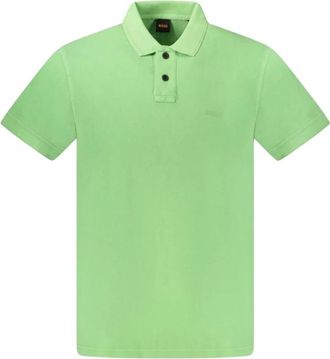 HUGO BOSS Polo met korte mouwen - Heren - Tops - Groen - Maat: XL