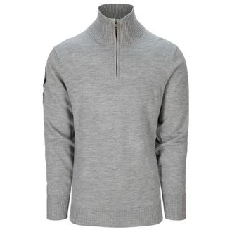 Amundsen Sports Peak Half Zip Merinopullover f&uuml;r Herren | grau