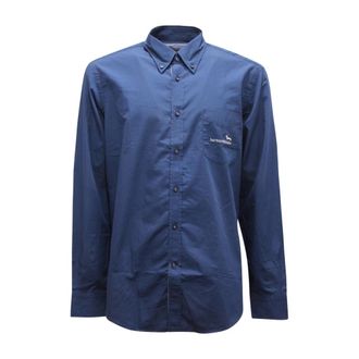 Harmont & Blaine L3105 Regular FIT Blouse - Heren - Casual Overhemden - Blauw - XL - Overhemden