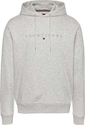 Tommy Jeans Grijze Sweater met Schuifsluiting - Heren - Hoodies - Grijs - XL - Katoen - Hoodies & sweatvesten