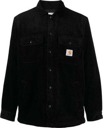 Carhartt Work in Progress Jassen, Heren, Zwart, XL, Katoen, Whitsome Shirt Jacket