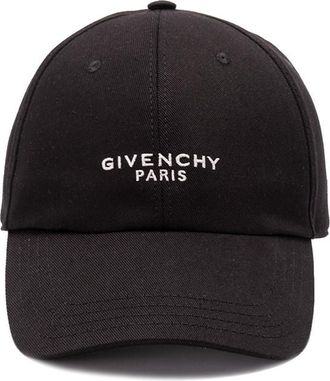 Givenchy Curved Cap With Givenchy Paris