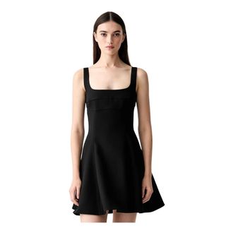 Stine Goya Dames, Jurken, Zwart, Maat: XS Poliester