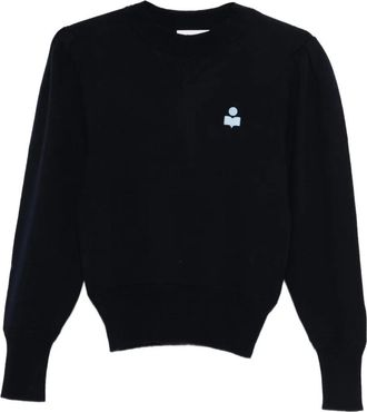 Isabel Marant Maglione Kelaya con logo - Blu