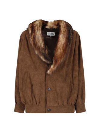 Maison Margiela Giacca Con Pelliccia Faux