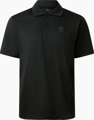 Belstaff Mens Steel Polo Shirt Black - Size: 36