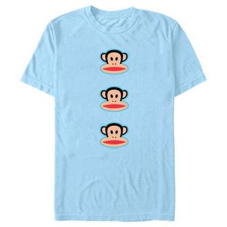 Paul Frank Mens Paul Frank Stacked Julius Graphic T-Shirt in Light Blue at Nordstrom, Size Xxx-Large
