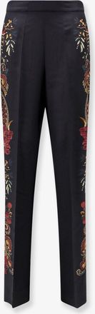 Etro Pantaloni in seta con motivo paisley - ETRO - gender_Woman