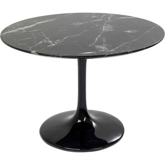 Kare Design Mesa m&aacute;rmol negro &oslash;110