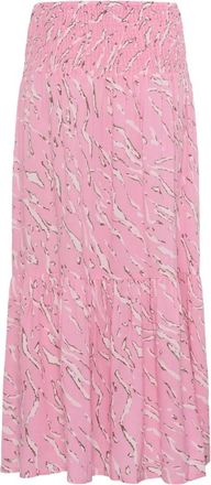 Kaffe Maxi Skirts - Dames - Maxi Rokken - Roze - Xs/S - Rokken