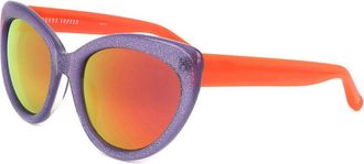 Linda Farrow MARKUS LUPFER ML7 C5 Womens Sunglasses Gold Size 60