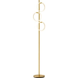 Brightech Saturn LED Floor Lamp in Brass at Nordstrom
