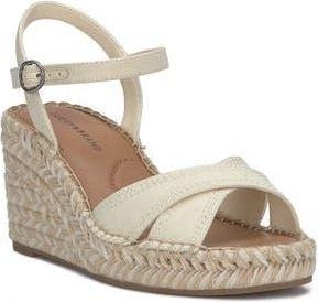 Lucky Brand Candyr Platform Wedge Sandal in Vanilla at Nordstrom Rack, Size 9.5