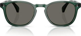 Oliver Peoples 53mm Finley Esq. Sun Phantos Sunglasses in Translucent Dark Teal at Nordstrom