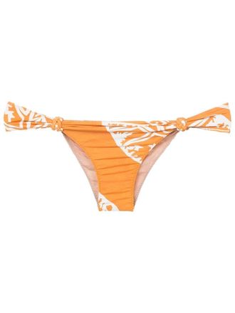 Clube Bossa Slip bikini con stampa grafica - Arancione