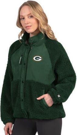 Starter Womens Starter Green Green Bay Packers On the Ball Sherpa Jacket at Nordstrom, Size Xx-Large