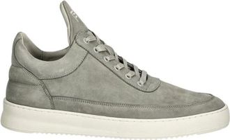 Filling Pieces Low Top Ripple Nubuck - Heren - Sneakers - Grijs - 42 EU - Leer - Schoenen