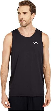 Rvca Sport Vent Tank Top Mens Clothing Black : 2XL, Polyester/Elastane