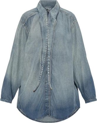 Diesel De-Arven-S1 Shirt - Dames - Spijkeroverhemden - Blauw - XS - Denim - Overhemden