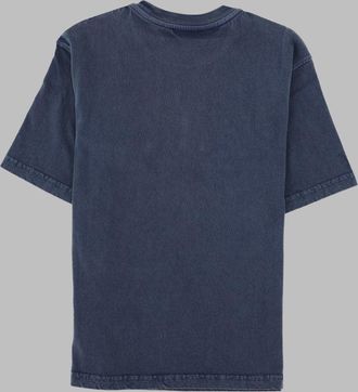 Diesel Logo-Print Cotton T-Shirt - Blue