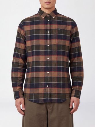 Barbour Camicia slim fit in cotone a quadri con collo button-down