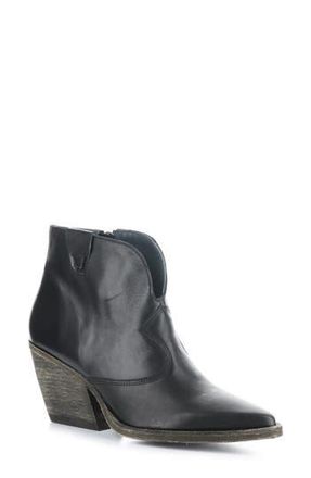 FLY London Waxi Pointed Toe Western Boot in Black Velvet at Nordstrom Rack, Size 10-10.5Us / 41Eu