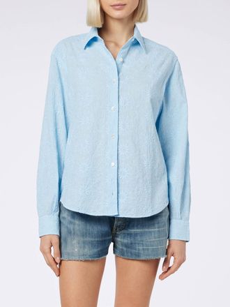 MC2 Saint Barth Woman Classic Sangallo Cotton Shirt Meredith