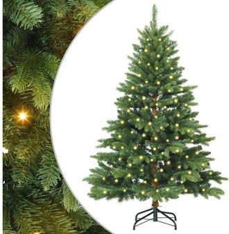 vidaXL &Aacute;rbol De Navidad Artificial Con 150 Led Verde 150 Cm Pe Y Pvc Vidaxl