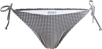 Roxy Gingham Cheeky Ties Bikini-Bottom f&uuml;r Damen | grau