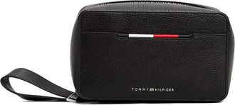 Tommy Hilfiger Toilettas met handgreep en rits - Zwart