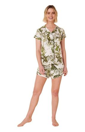 The Cats Pajamas Pima Knit Short Set in Woodside at Nordstrom, Size X-Small