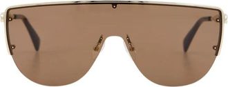Alexander McQueen Skull Brown Gradient Zonnebril - Heren - Zonnebrillen - Bruin - ONE Size - Accessoires