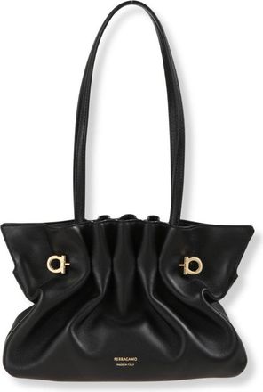 Ferragamo Soft-Structured Shoulder Bag With Minimalist Design