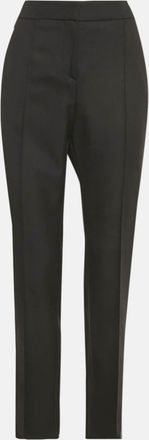 Maje Black Gabardine Tailored Trousers