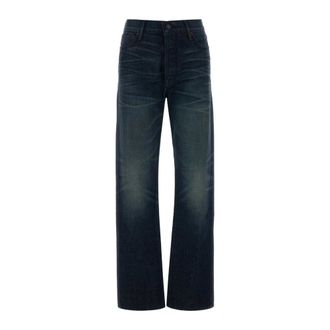 Tom Ford Low Waist Boyfriend Jeans - Dames - Jeans - Blauw - Maat: W25 Katoen