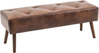 HOMCOM Homcom - taburete pie de cama multifuncional banco dormitorio con pies de madera y asiento acolchado carga 120 kg para entrada pasillo 114x38x42 cm